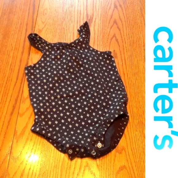 Size 9 months Carter's baby girls tank top onesie - Picture 9 of 9